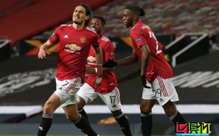 歐聯杯曼聯2-0擊敗格拉納達，卡瓦尼凌空斬助紅魔晉級4強