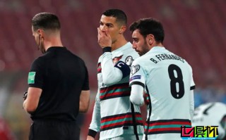 世預(yù)賽塞爾維亞2-2逼平葡萄牙，C羅打入一球被判無效怒離賽場