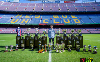 紅藍(lán)傳奇皮克 巴薩生涯30座冠軍獎杯