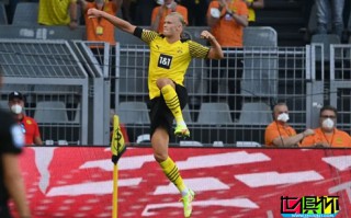 多特蒙德主場5-2戰勝法蘭克福，哈蘭德2球3助攻