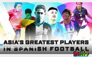 亞足聯官方消息，武磊入選西甲最偉大亞洲球員評選