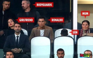 葡萄牙球星C羅和他的保鏢們，專門負責保護自己以及家人們