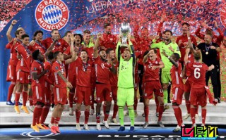 拜仁第二次贏得超級杯，各項賽事23戰全勝，32場保持不敗