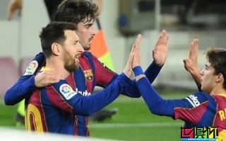 西甲巴薩主場5-1大勝阿拉維斯，梅西梅開二度迎西甲生涯第505戰