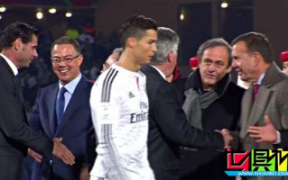 2014世俱杯：C羅無視普拉蒂尼？官方回應：兩人早已致意