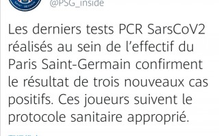 巴黎圣日耳曼2天6人感染新冠