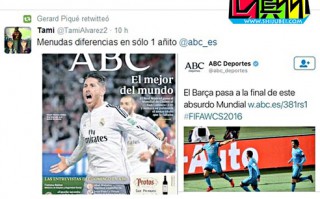 2015世俱杯：西媒諷巴薩勝恒大爭(zhēng)冠無意義 皮克都看不下去了