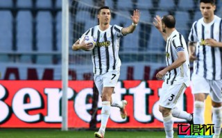 意甲尤文客場2-2戰(zhàn)平都靈，C羅進球被判越位后VAR認定進球有效