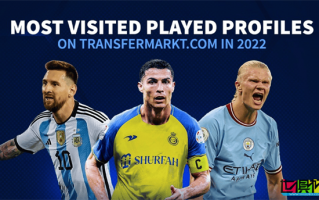 2022年度 德轉(zhuǎn) 球員頁面訪問量排行