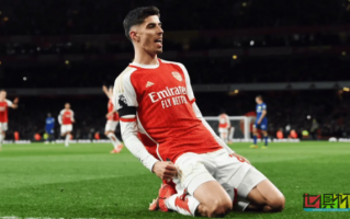 阿森納 5-0大勝 切爾西，哈弗茨 賽后曬滑跪圖片引爭議