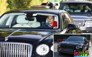 太陽報記者意外抓拍到C羅駕駛著賓利趕往訓練場