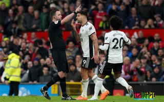 米特羅維奇因在對陣曼聯(lián)的比賽中推搡裁判被停賽8場