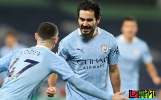 曼城客場5-0橫掃西布朗，藍(lán)月亮領(lǐng)先曼聯(lián)1分英超登頂