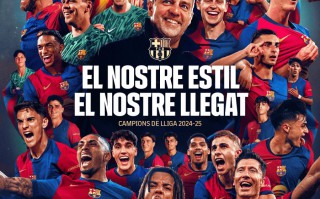 巴薩 提前2輪鎖定 西甲 冠軍，隊(duì)史第28次奪冠