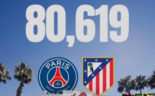 世俱杯 巴黎 4-0 馬競，80619名球迷入場觀賽創新高