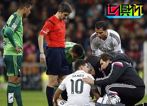 2014世俱杯J羅被曝右小腿肌肉撕裂 至少缺陣2周無緣比賽-第1張圖片-世俱杯