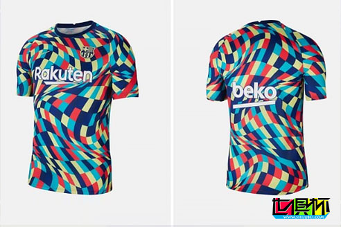 世界體育報：巴薩官網(wǎng)發(fā)布2020/21賽季全新的一款訓(xùn)練服-第1張圖片-世俱杯