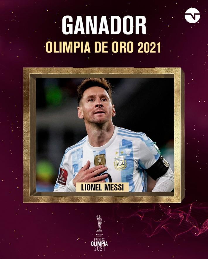 梅西第 13 次贏得阿根廷體育界最高獎項-第1張圖片-世俱杯 梅西第 13 次贏得阿根廷體育界最高獎項-第1張圖片-世俱杯