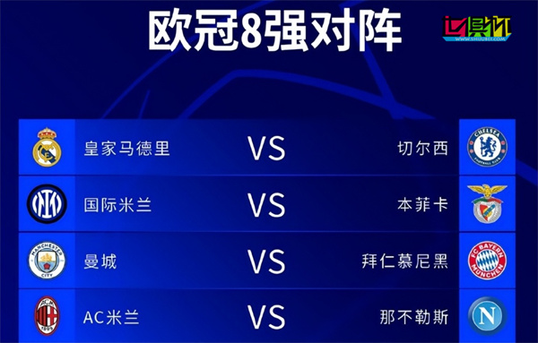 歐冠8強(qiáng)抽簽規(guī)則詳解-第1張圖片-世俱杯 歐冠8強(qiáng)抽簽規(guī)則詳解-第1張圖片-世俱杯