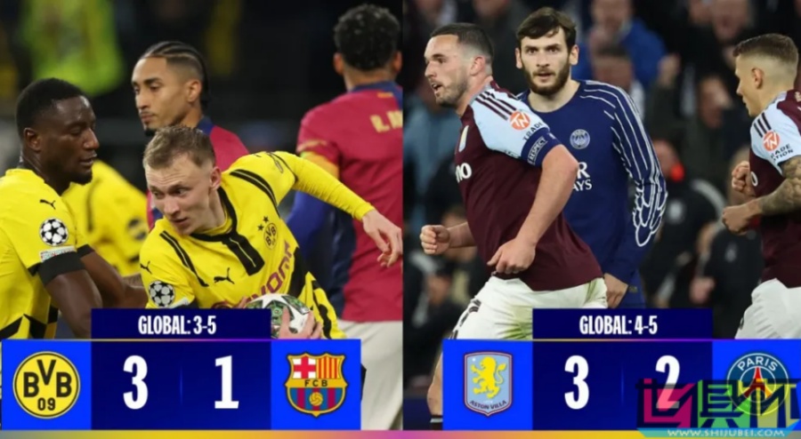 歐冠  主場險創奇跡，維拉、多特 昂首出局-第1張圖片-世俱杯